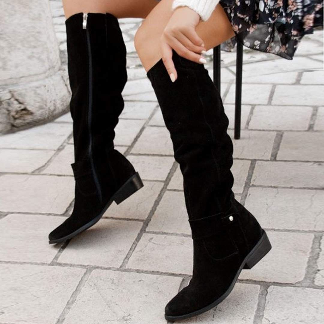 Kelly - Luxurious Suede Boots