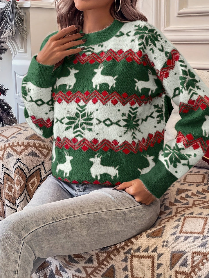 Luna | Christmas Crew Neck Sweater