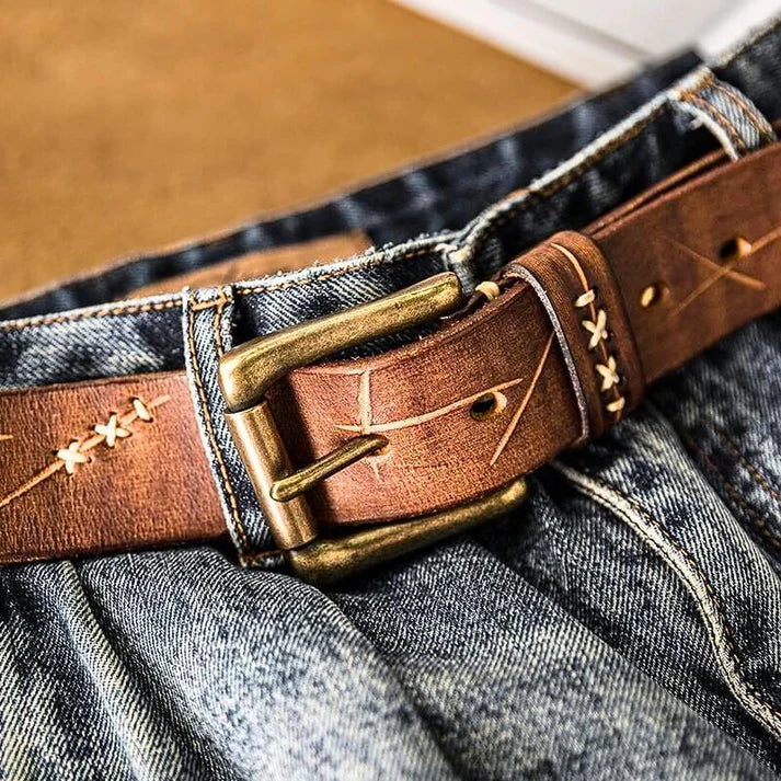 Enzo - Vintage Italian Leather Belt