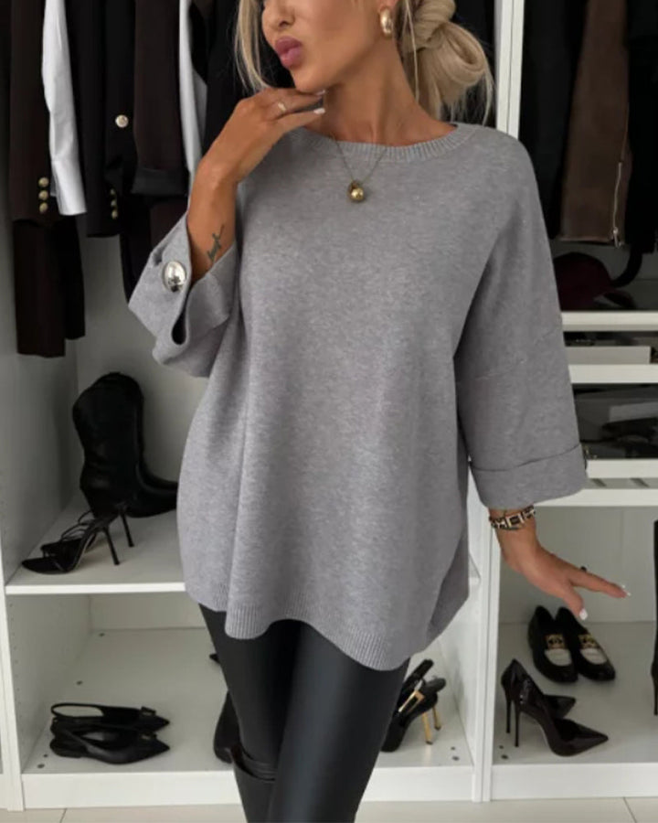 Isabella - Elegant Knit Blouse