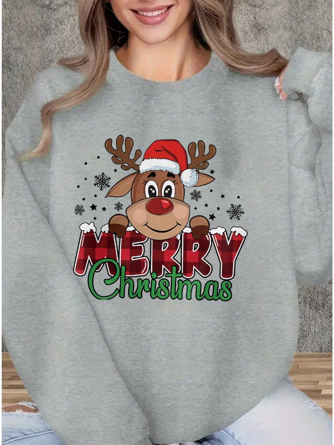 Maria | Reindeer Sweatshirt