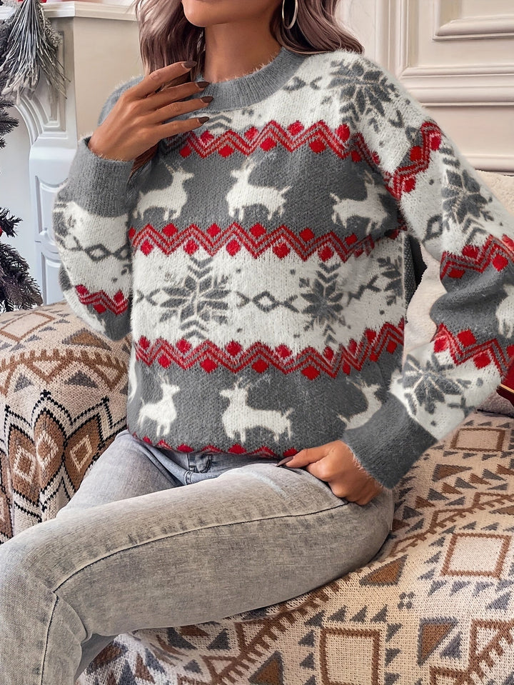 Luna | Christmas Crew Neck Sweater