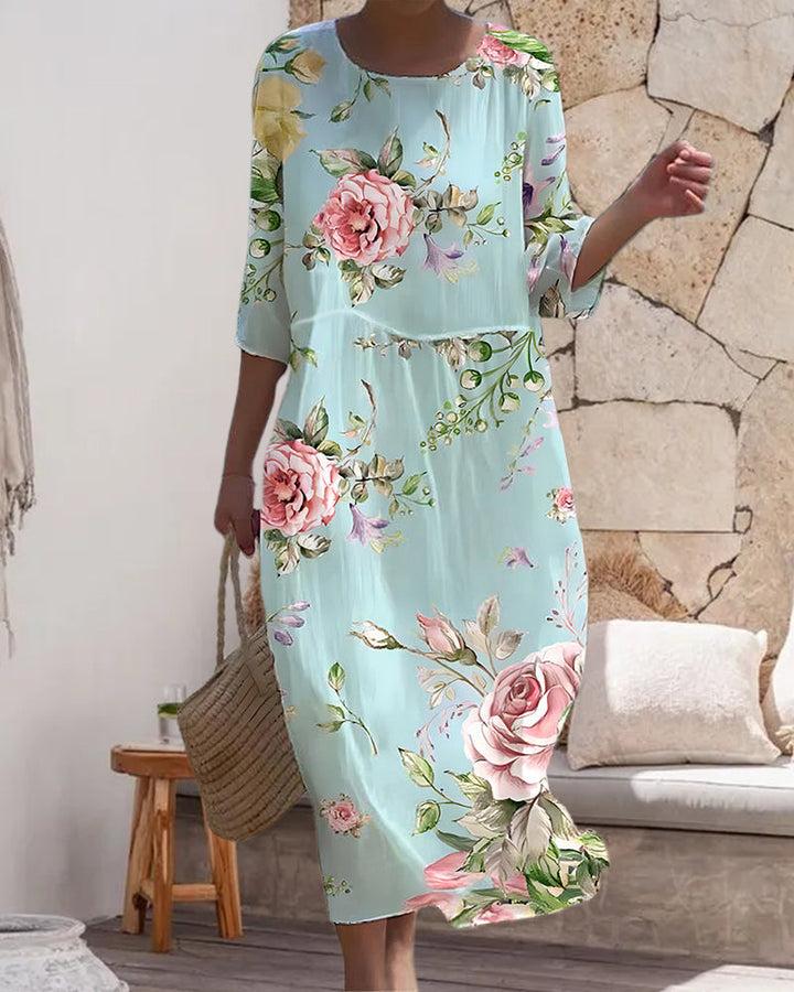 Miranda - Elegant Floral Dress