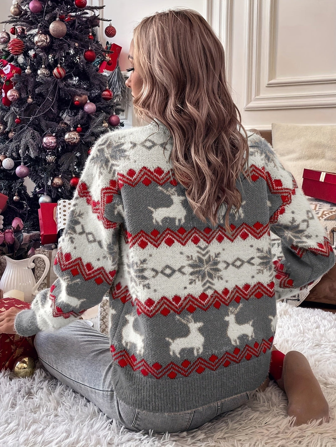 Luna | Christmas Crew Neck Sweater