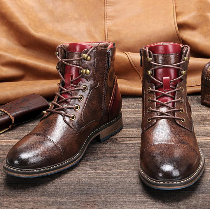 Liam - Handcrafted Premium Leather Oxford Boots