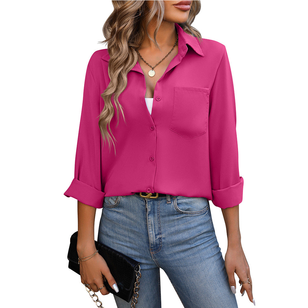 Brenda - Elegant Long-Sleeve Shirt