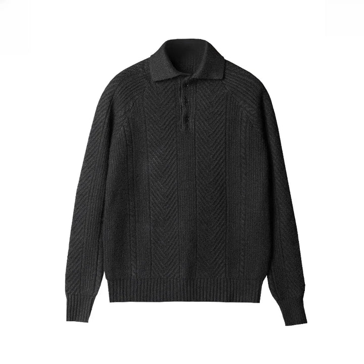 Charles - Knitted Polo Shirt