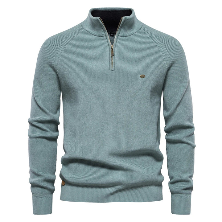 Wyatt - Casual Quarter-Zip Sweater