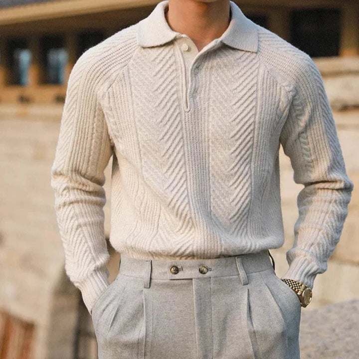 Charles - Knitted Polo Shirt