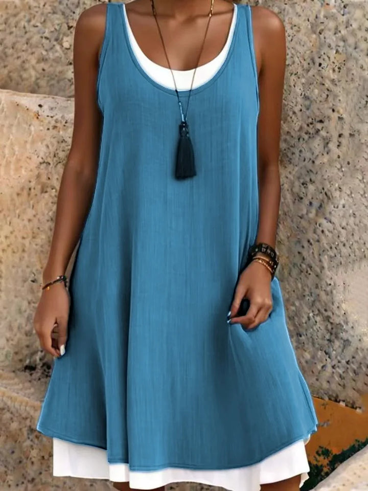 Sabrina - Casual Sleeveless Dress