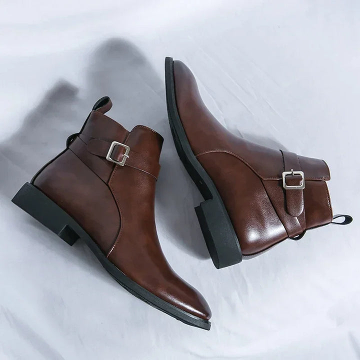 Sergio - Genuine Leather Chelsea Boots