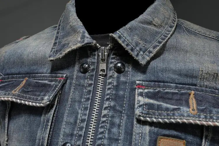 Carl - Retro-Denim Jacket