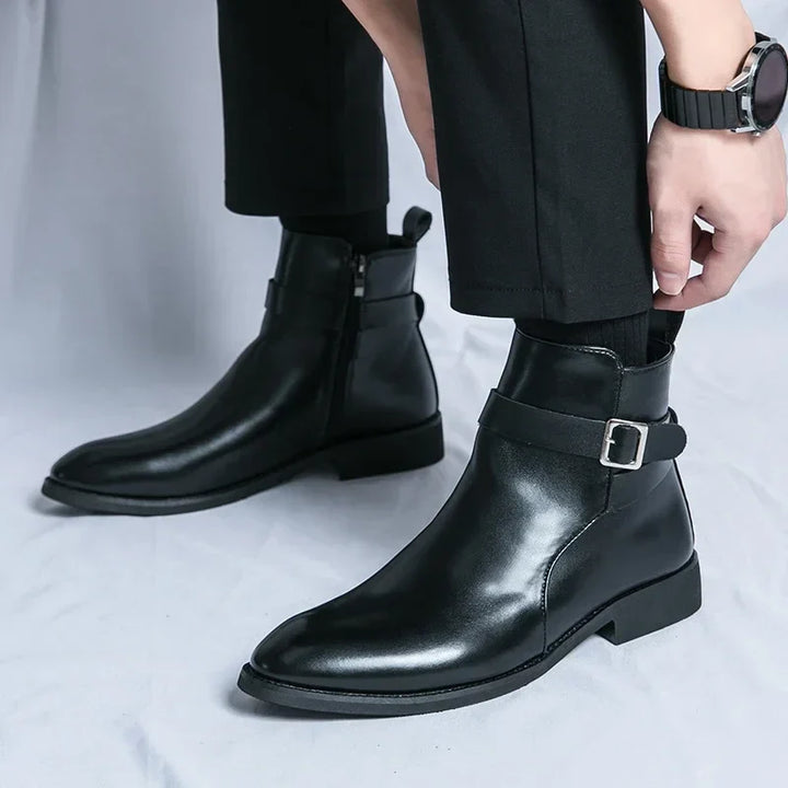 Sergio - Genuine Leather Chelsea Boots