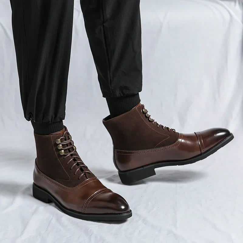 Felix - Classic Lace-Up Leather Boots