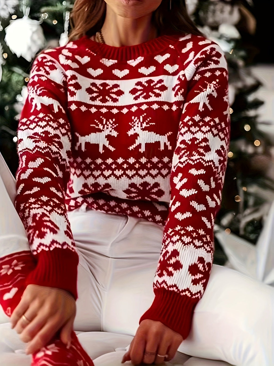 Victoria | Christmas Knit Sweater