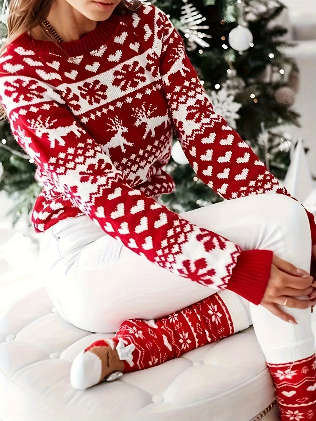 Victoria | Christmas Knit Sweater