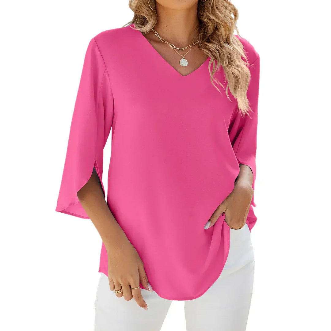 Elish - V-Neck Blouse